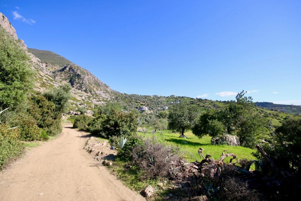 Best things to do in Chefchaouen - A trail leads through the Rif Mountains near Chefchaouen