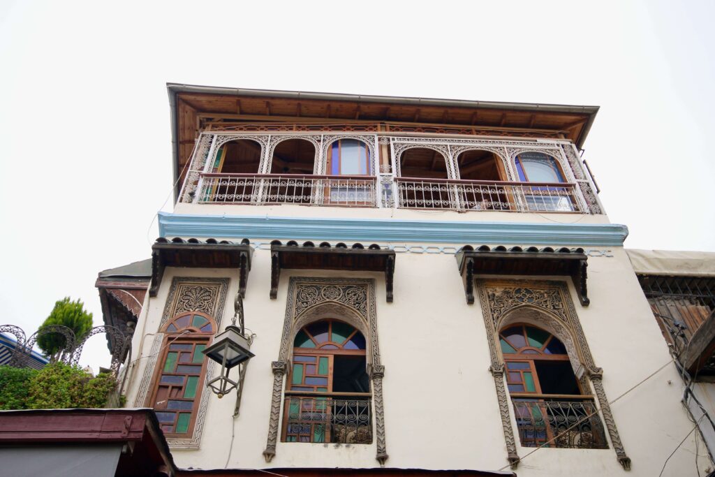 Best things to do in Fes - An ornately decorated building near Bab Boujloud in Fes