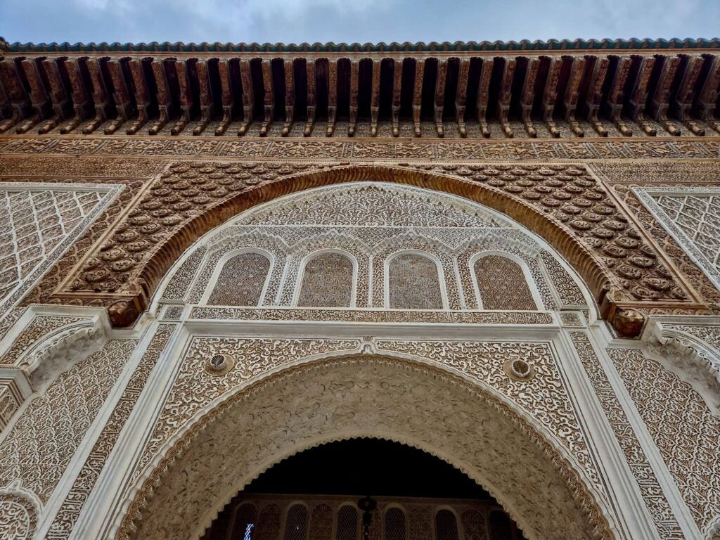 Best things to do in Marrakech - The striking architecture of Ben Youssef Madrasa in Marrakech