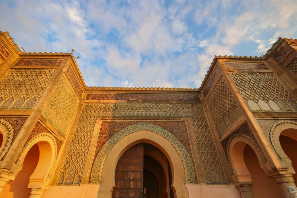 Best things to do in Meknes - The monumental gate of Bab al-Mansour in Meknes