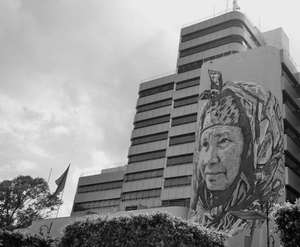 One day Rabat itinerary - A mural decorates a building in the Ville Nouvelle of Rabat, Morocco