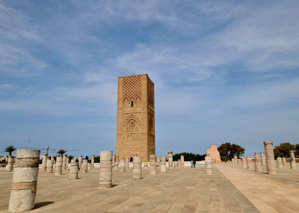 The unfinished Hassan Tower - one of the highlights of visiting Rabat