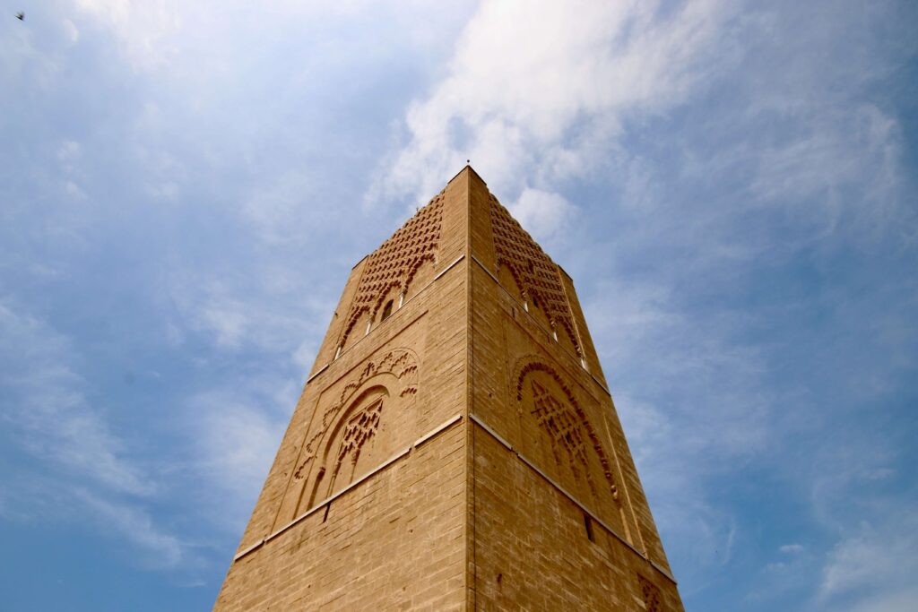 Best things to do in Rabat. Gazing up at the Hassan Tower in Rabat, Morocco