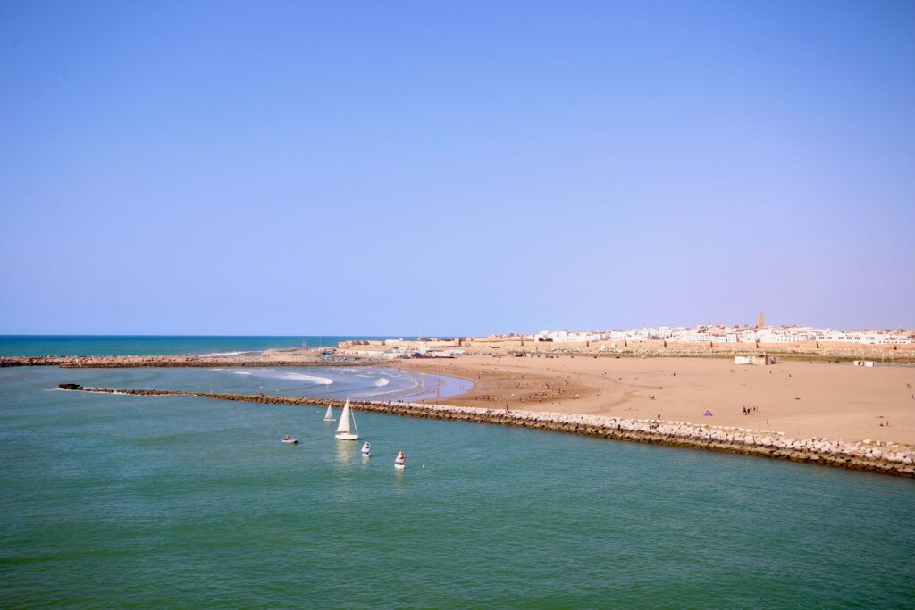 Best way to get from Casablanca Airport to Rabat - Looking across the Bou Regreg from Rabat's Kasbah of the Oudaias