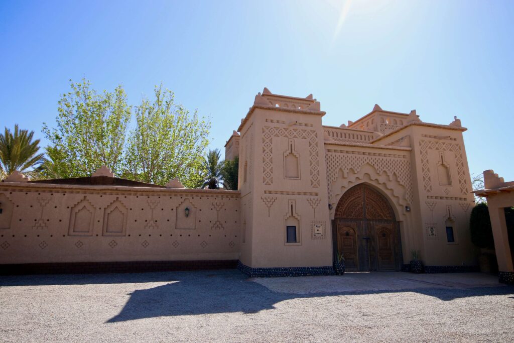 A luxury kasbah hotel in Skoura, Morocco