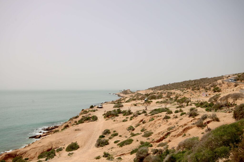 A coastal landscape to the north of Agadir, Morocco