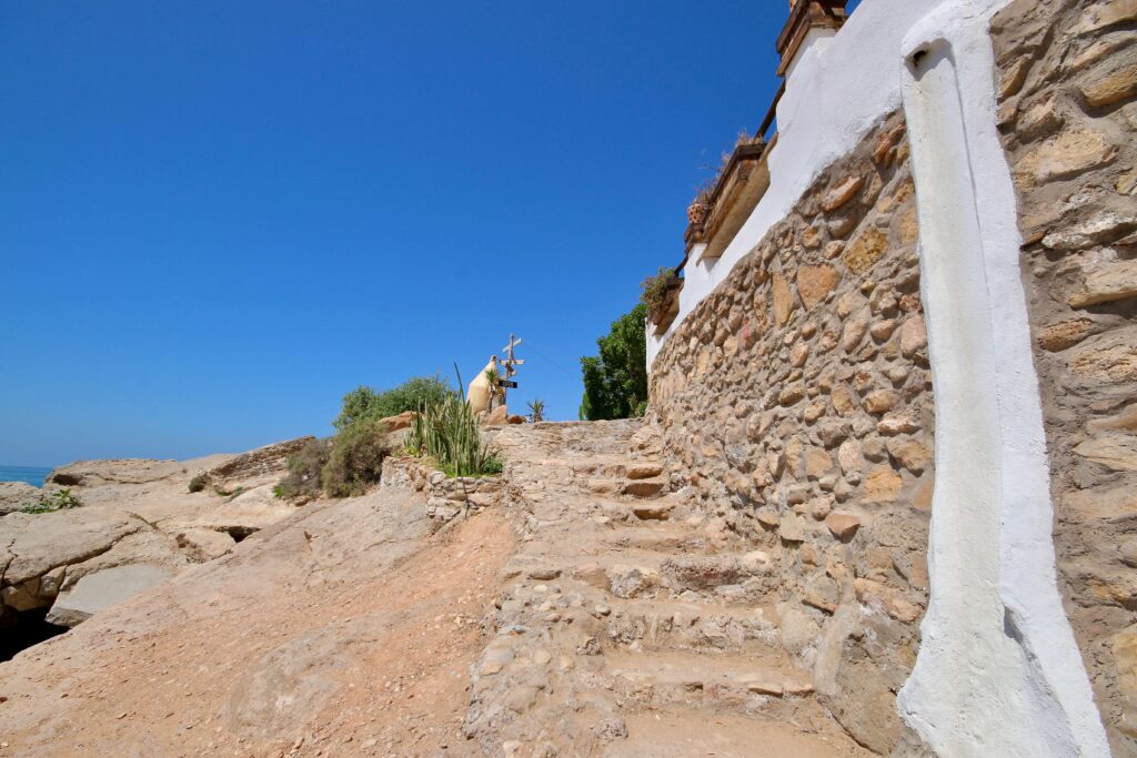 Visiting Agadir in February - A stone-built trail on the coastline to the north of Agadir