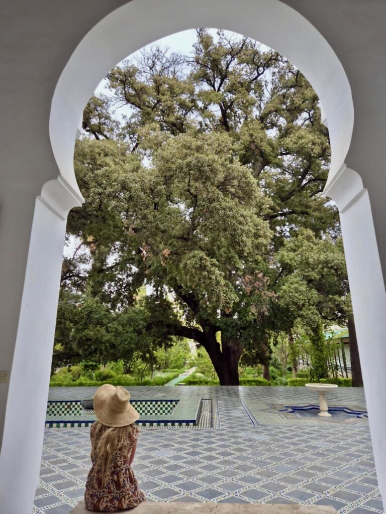 Photo of the author at Dar Batha Museum of Islamic Arts in Fes