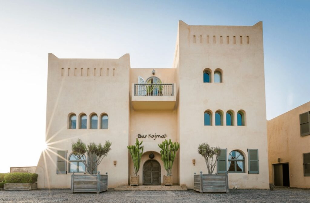 Best places to stay in Mirleft and Sidi Ifni: The traditionally styled building of Dar Najmat in Mirleft