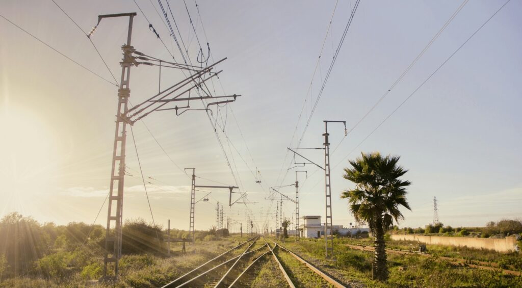 Travel guide to El Jadida - Railway tracks near El Jadida, Morocco