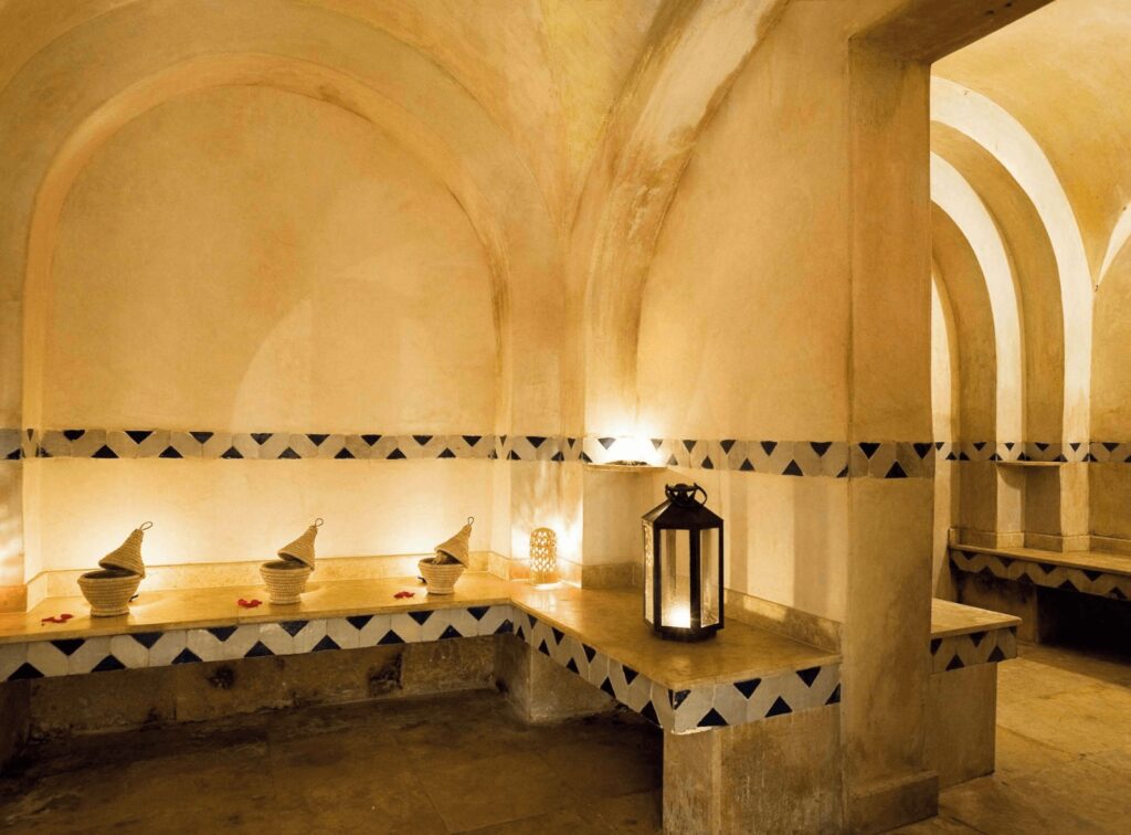 A traditional hammam at one of the best spa hotels in Essaouira