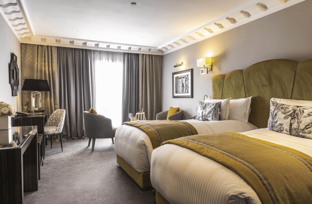 A sumptuously decorated room at Le Casablanca Hotel