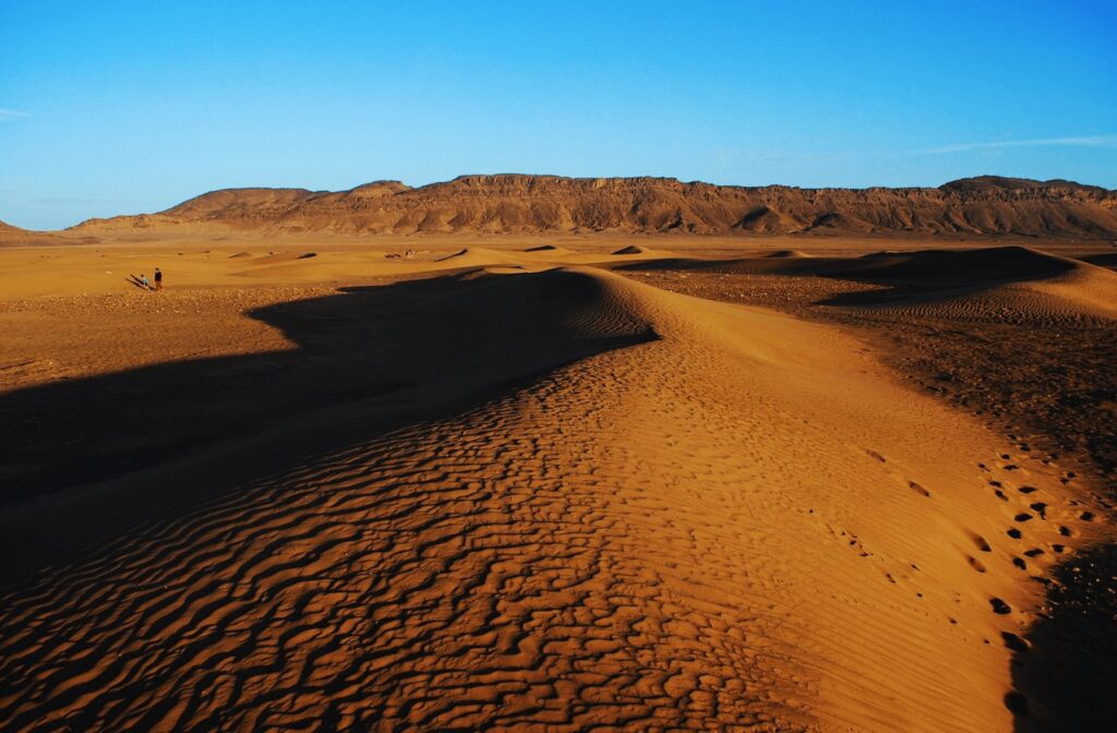 A desert landscape near Zagora, which can be visited on a day trip from M'Hamid, Morocco