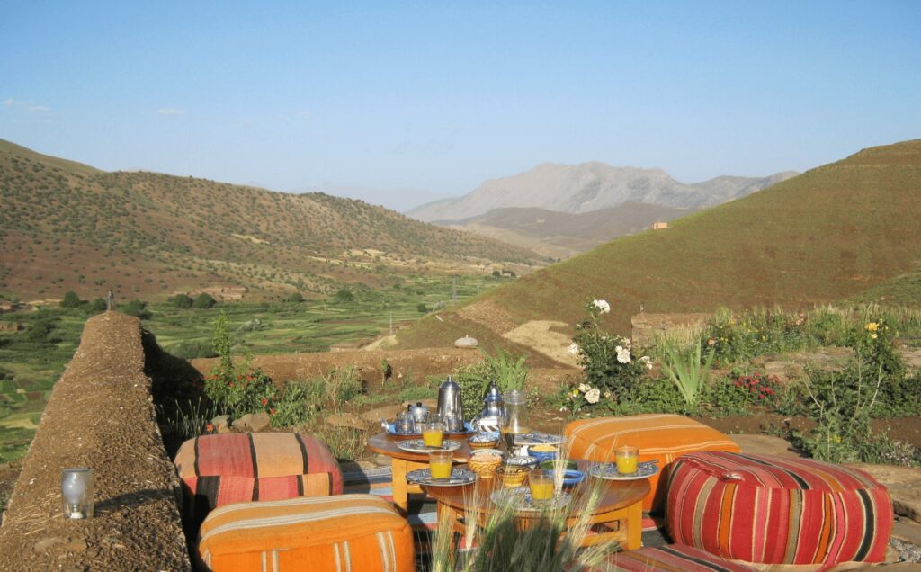Spectacular views of the Atlas Mountains from Touda Ecolodge
