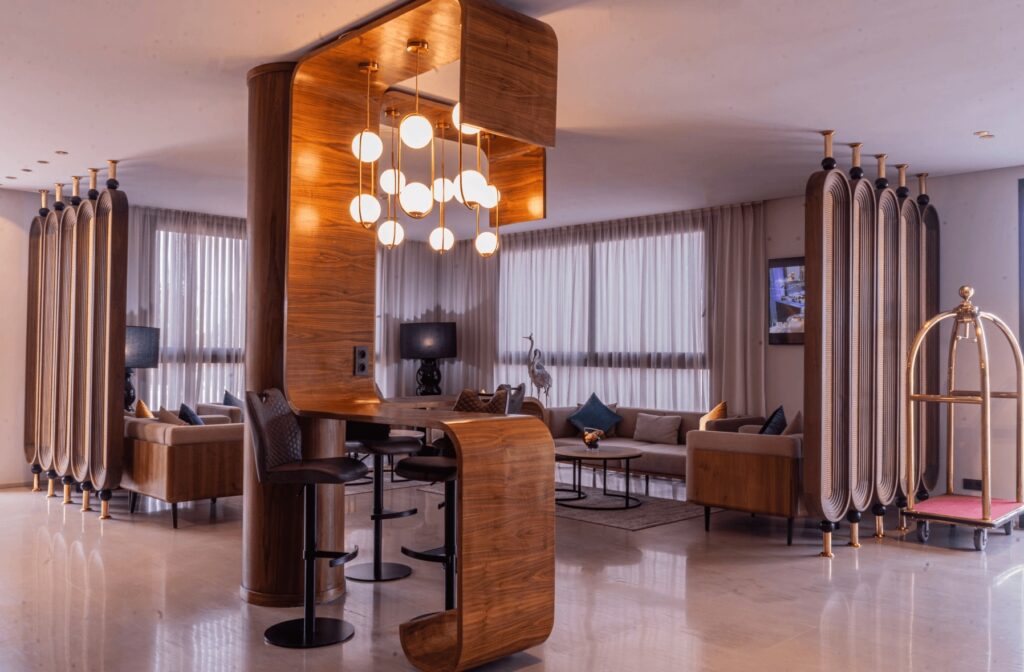 Best hotels in Kenitra - The contemporary lobby at the Urban Hotel & Spa in Kenitra