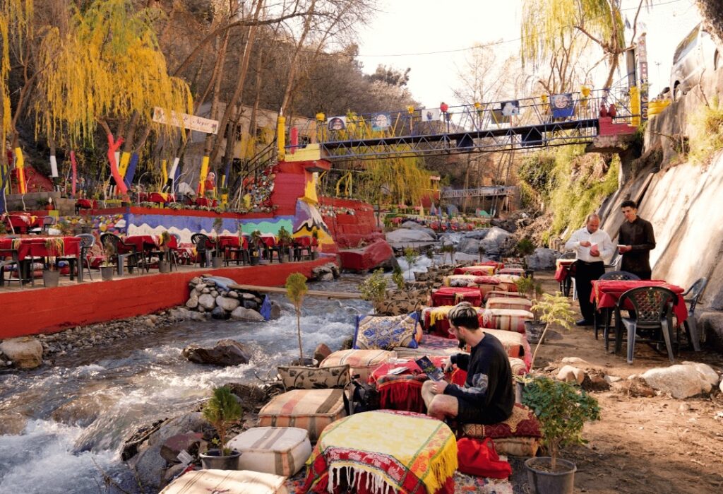 Best things to do in Ourika: A riverside restaurant in the Ourika Valley
