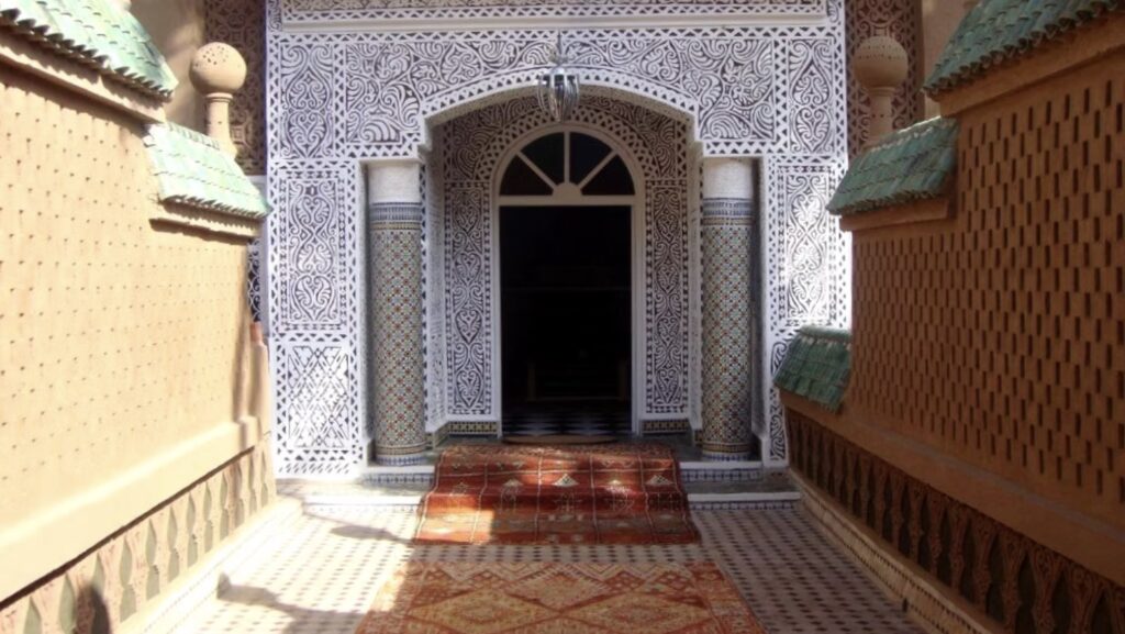 An entrance leading to Riad Dar Sofian - one of the best hotels in Zagora