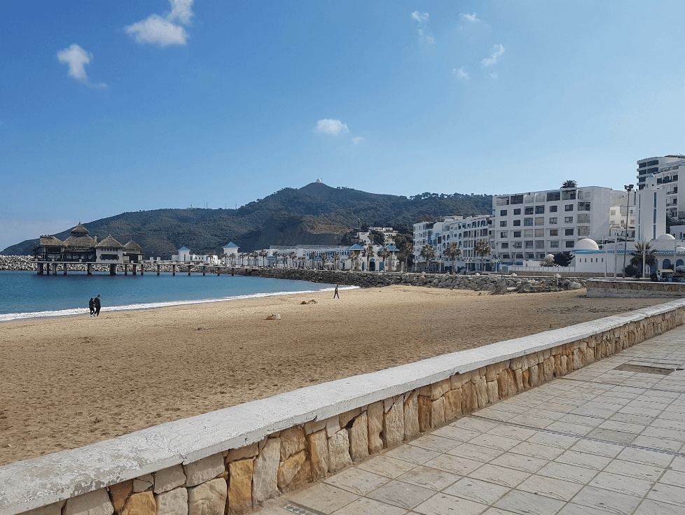 Best things to do in Tetouan: A corniche backs the sands of M'diq to the north of Tetouan